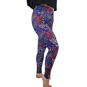 24/7 Full Length Leggings –  Spring Meadow Pattern