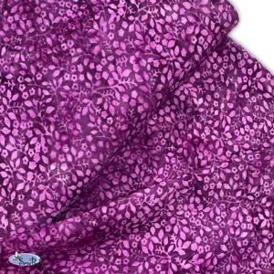 45" Batik Rayon - Valhalla - Cranberry Sauce [ 27" CUT ONLY ]