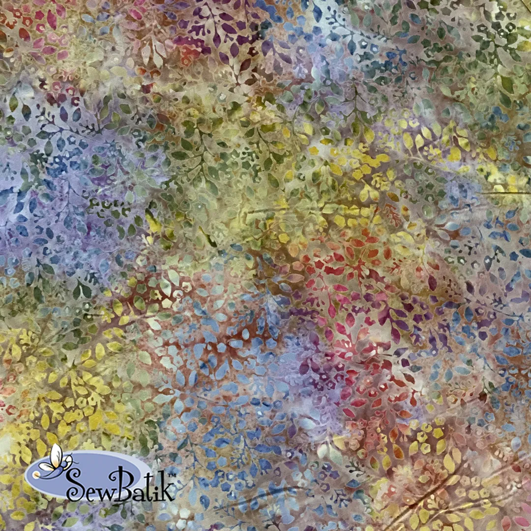 45" Batik Rayon - Valhalla - Pastel Delight  [ 23 CUT ONLY ]