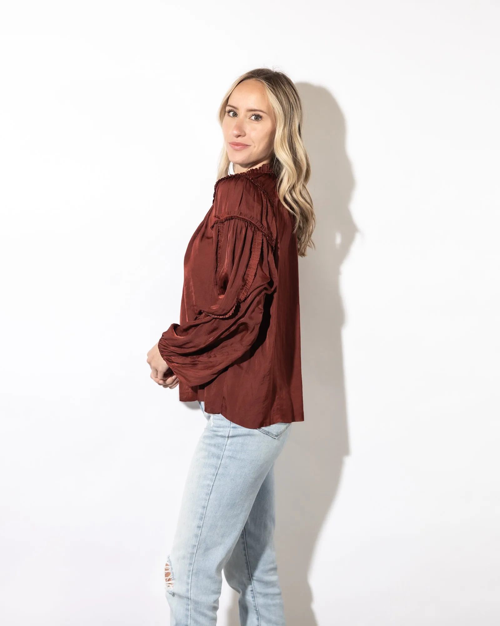 Adira Ruffle Blouse