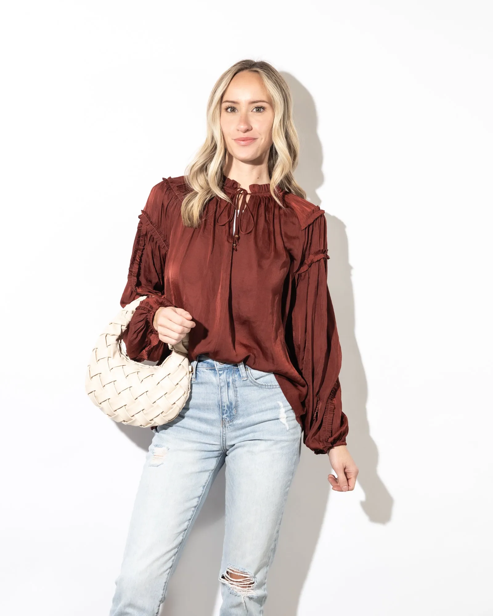 Adira Ruffle Blouse
