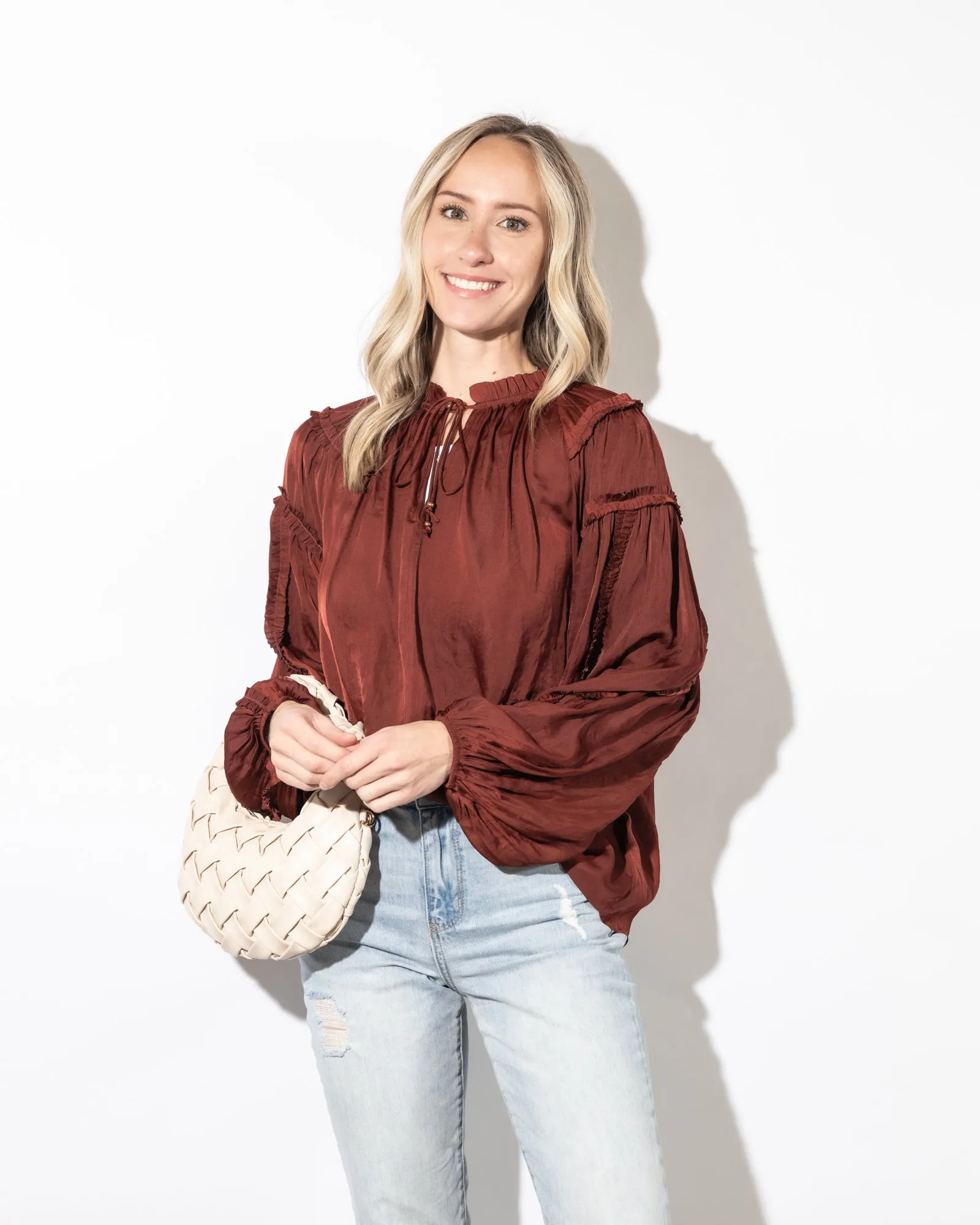 Adira Ruffle Blouse