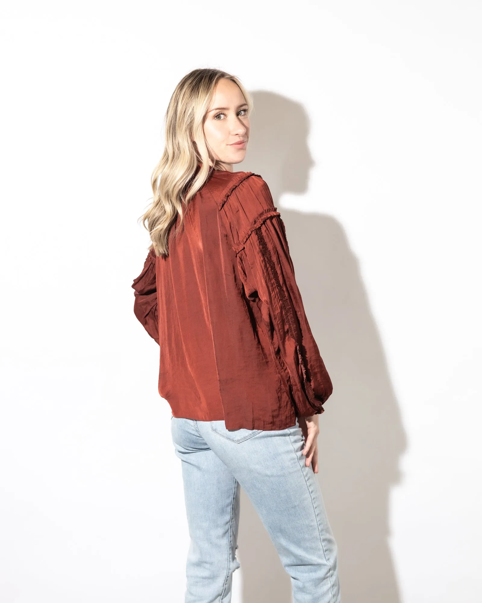 Adira Ruffle Blouse