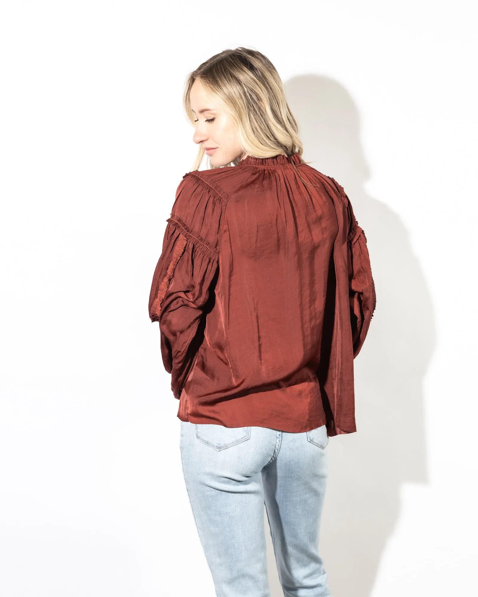 Adira Ruffle Blouse