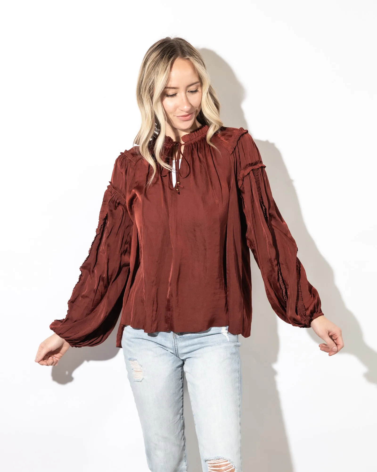 Adira Ruffle Blouse