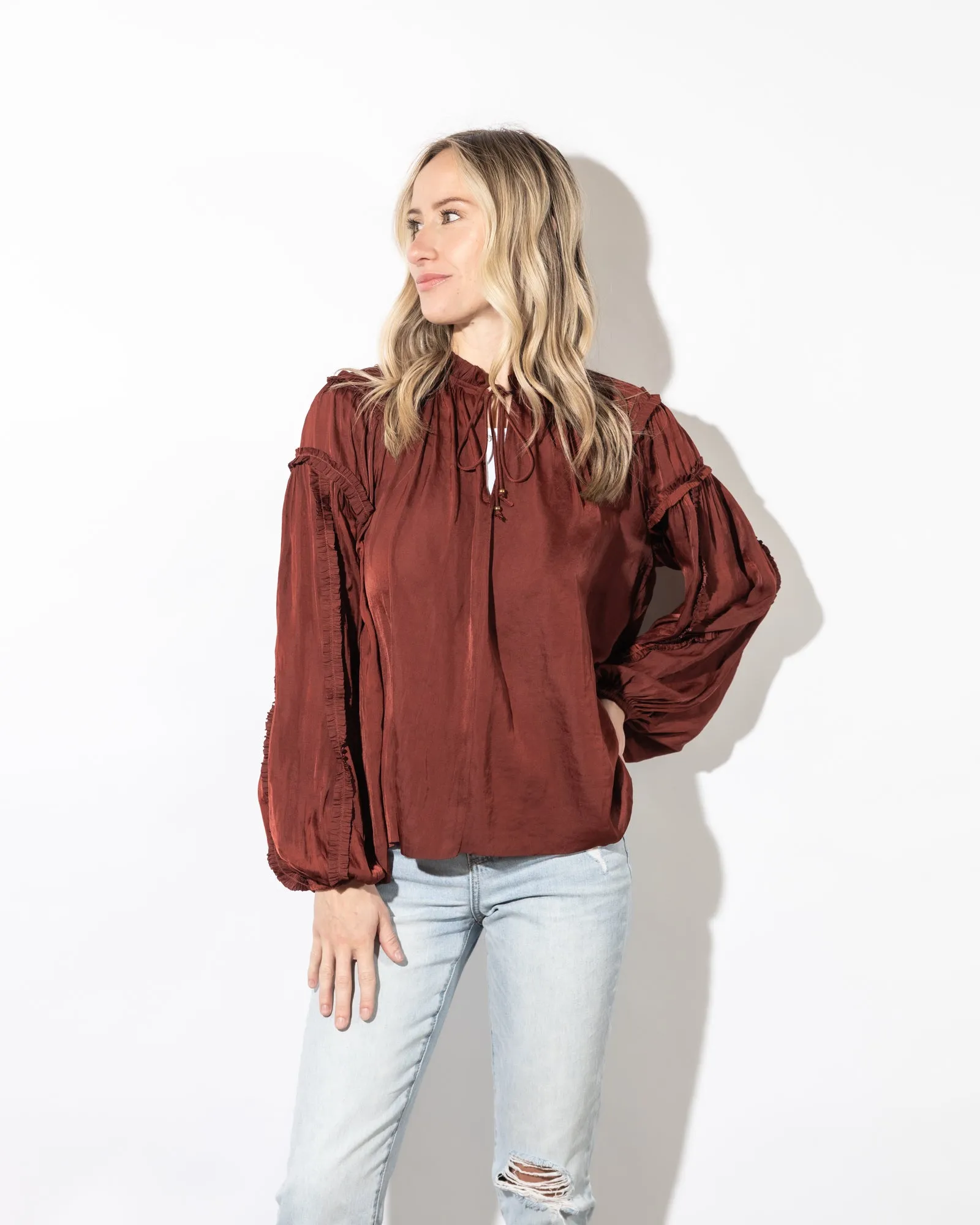Adira Ruffle Blouse