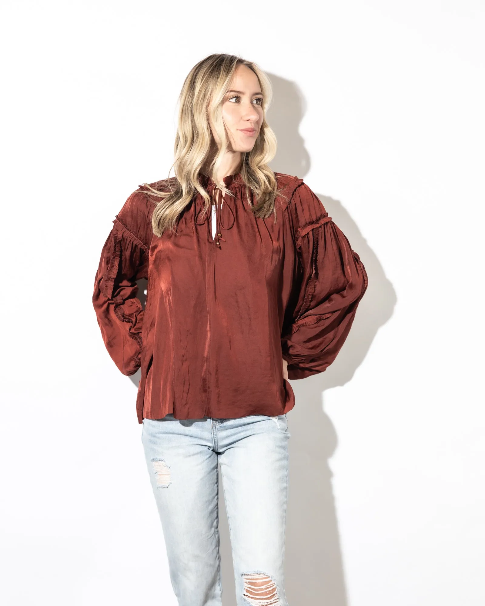 Adira Ruffle Blouse
