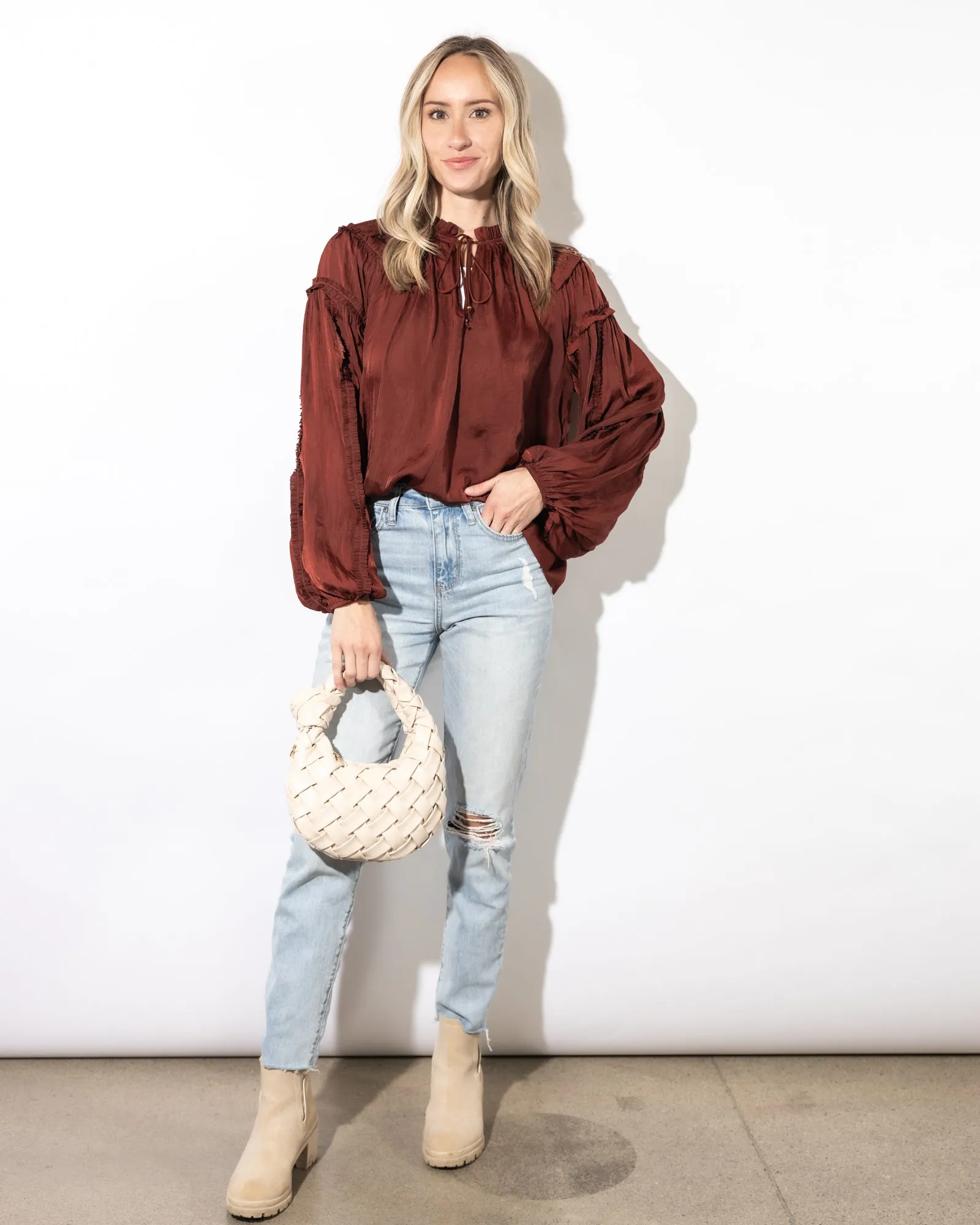 Adira Ruffle Blouse