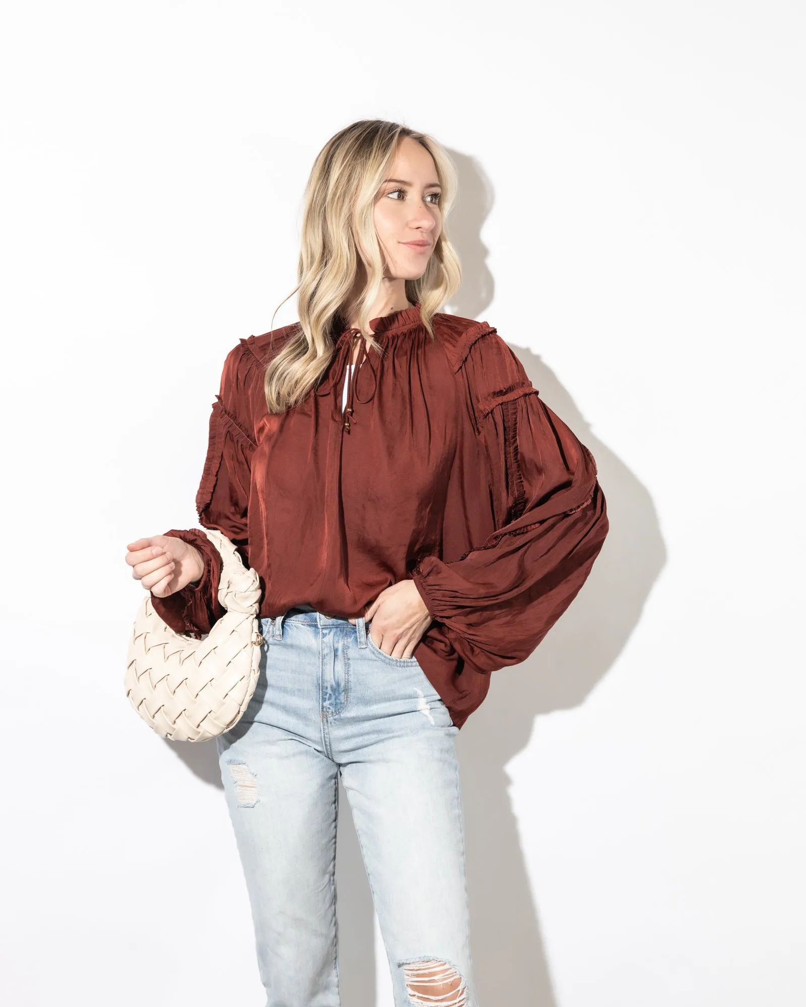 Adira Ruffle Blouse