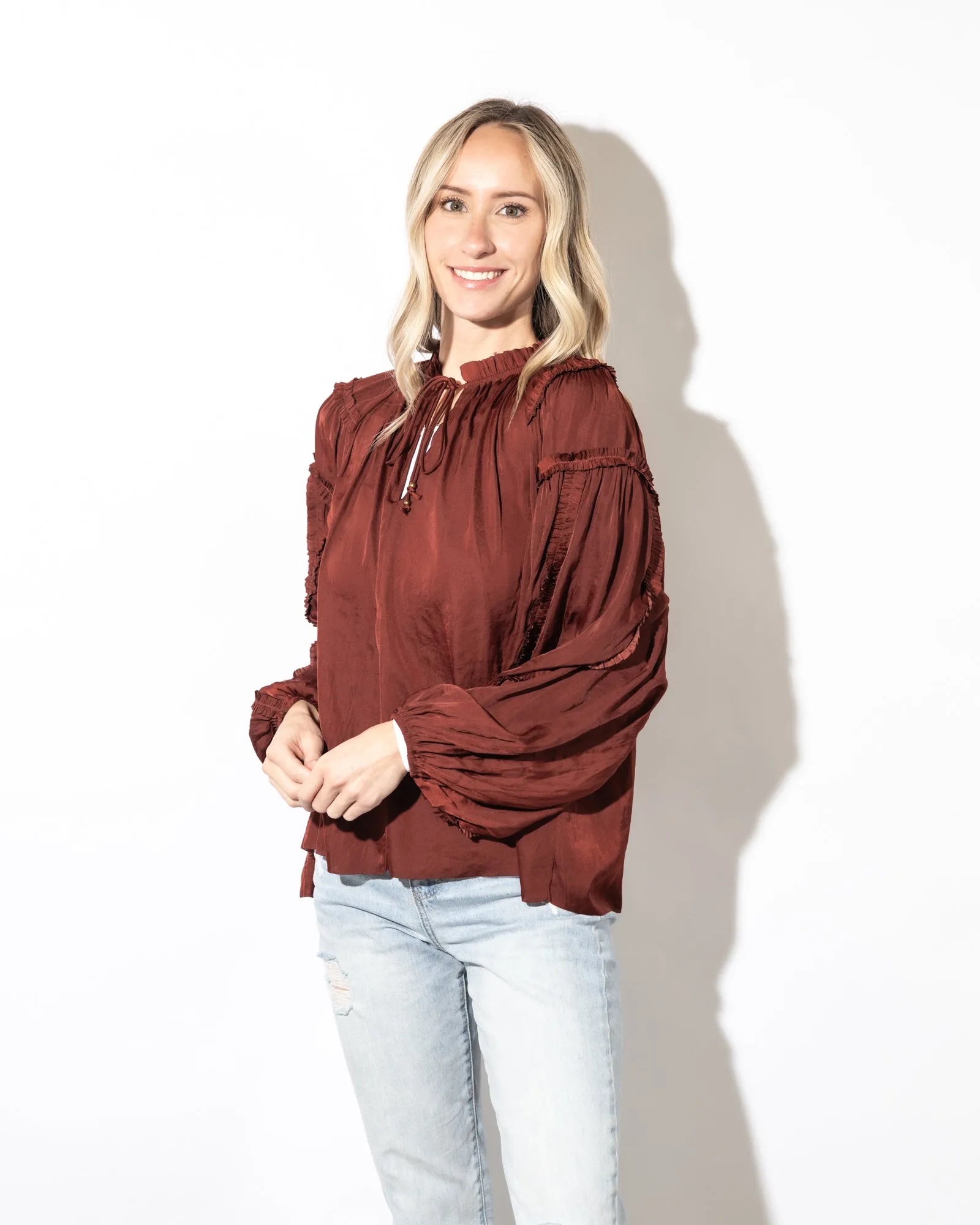 Adira Ruffle Blouse