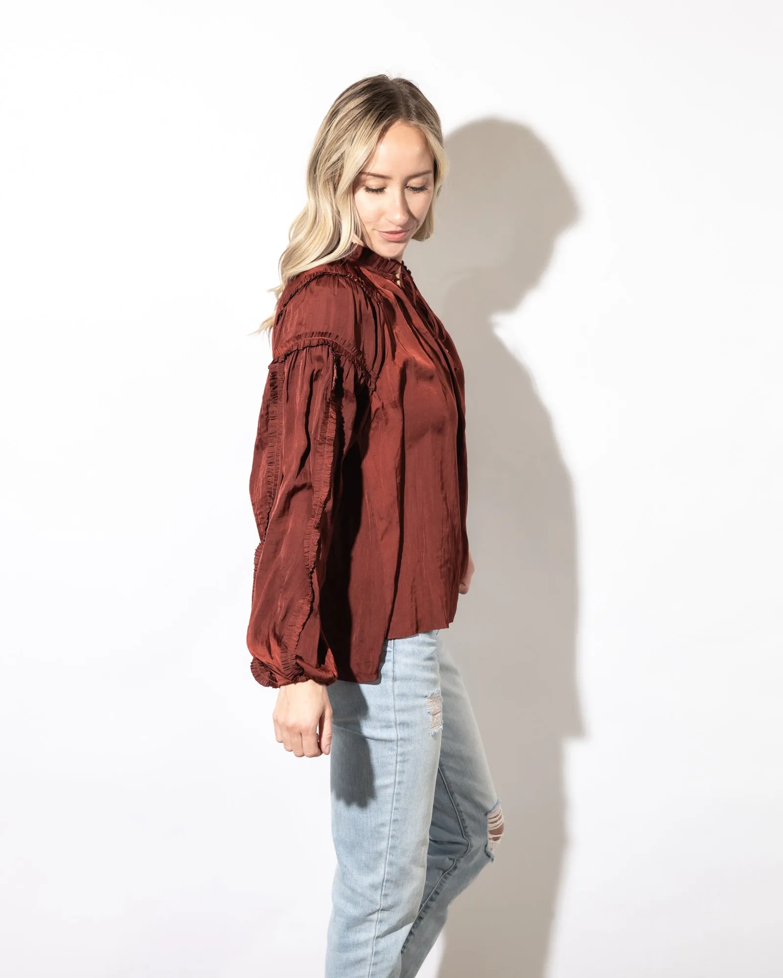Adira Ruffle Blouse