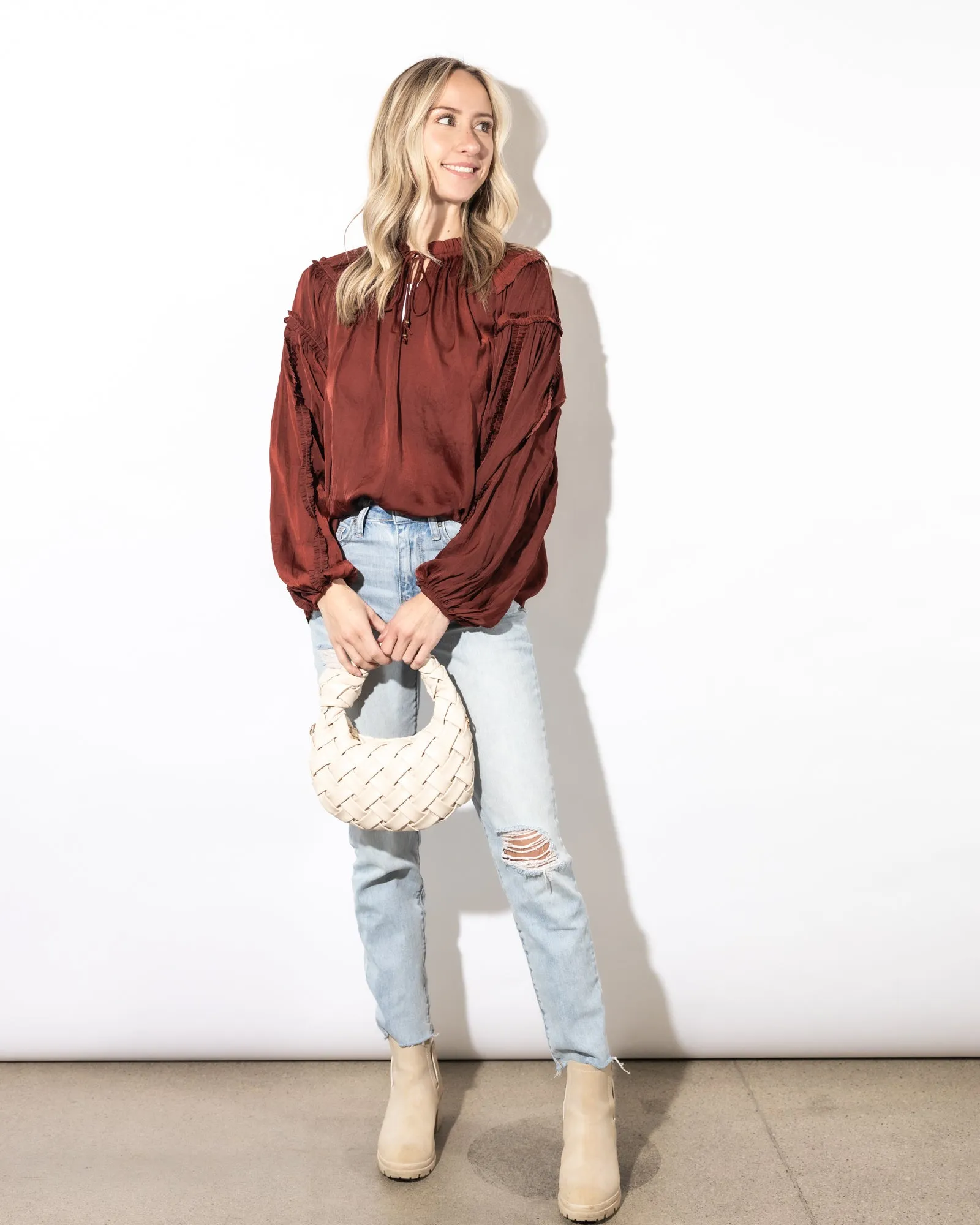 Adira Ruffle Blouse