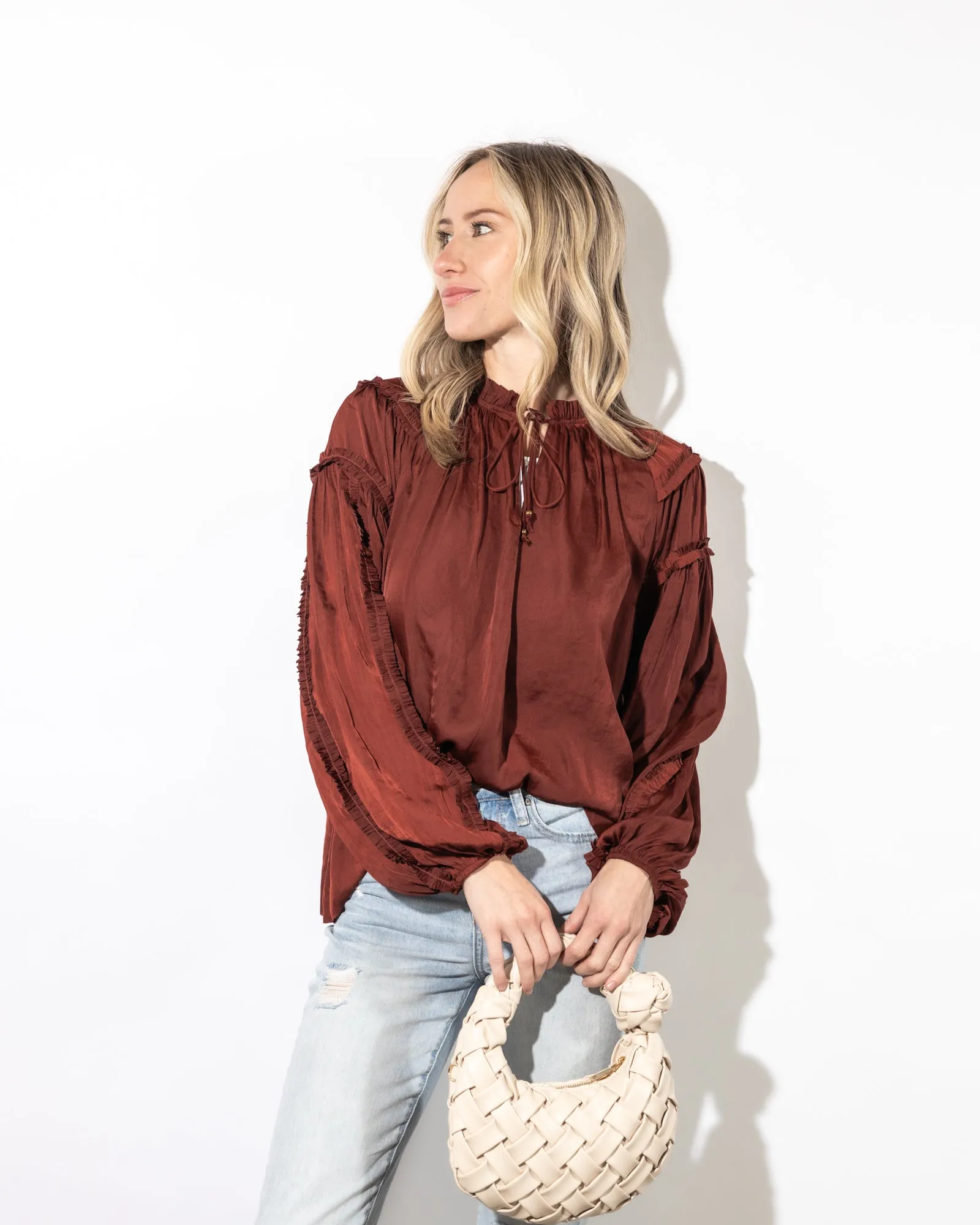 Adira Ruffle Blouse