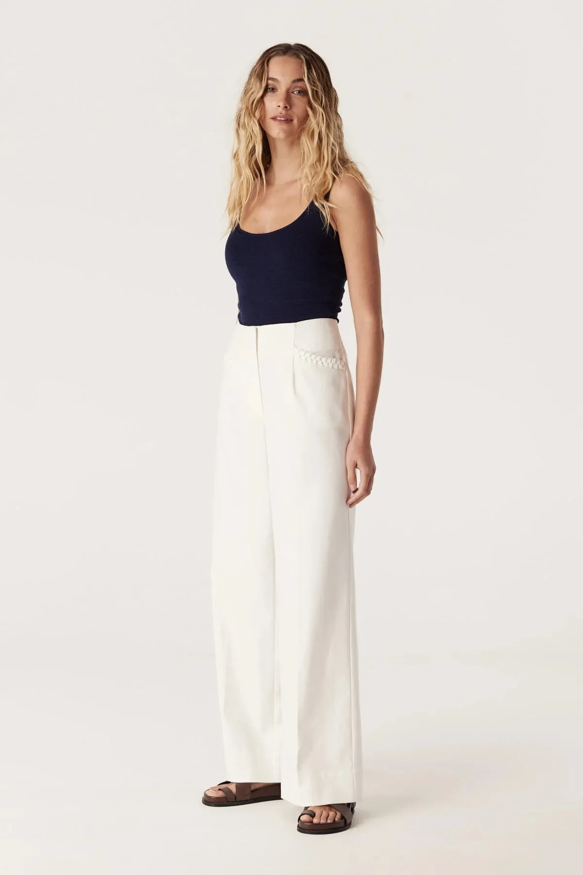 Alison High Waist Suit Pant