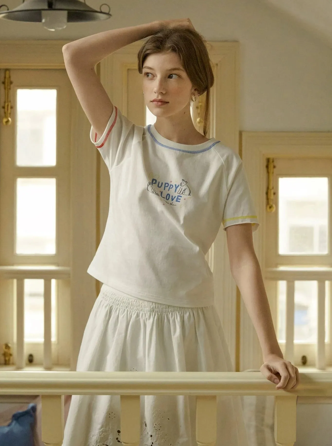 American Sporty Versatile Short Sleeve Top