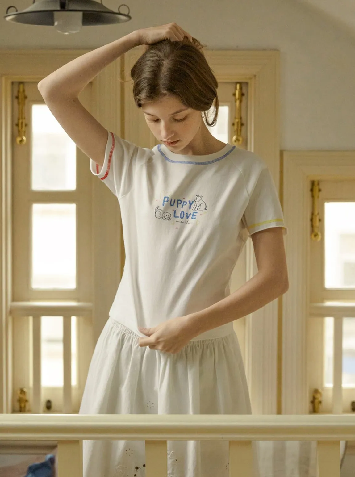 American Sporty Versatile Short Sleeve Top