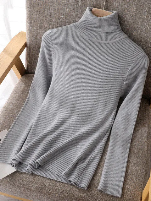 Basic Women's Turtleneck Sweaters