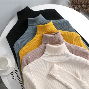 Basic Women's Turtleneck Sweaters