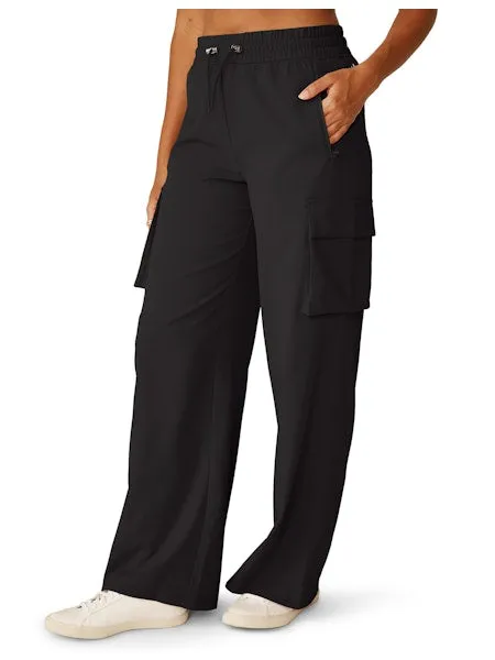 Beyond Yoga City Chic Trousers Pants in Black
