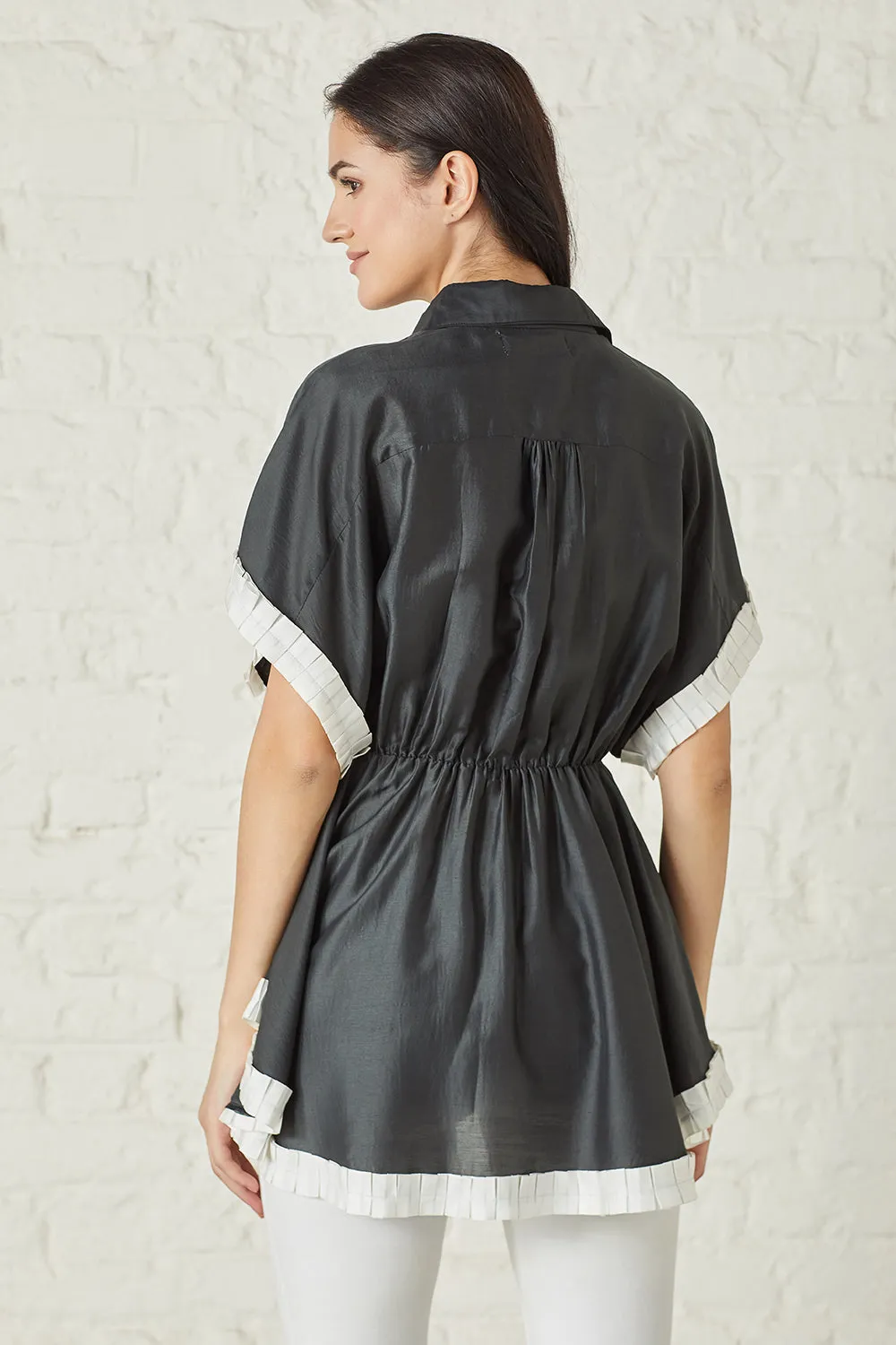 Black Batwing Blouse