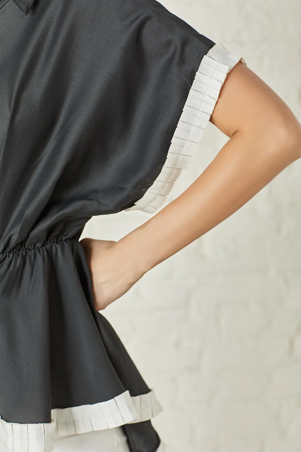 Black Batwing Blouse