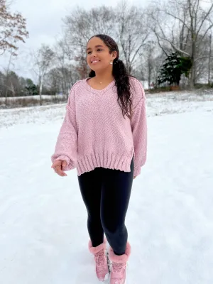 Blush Soft Knit Sweater
