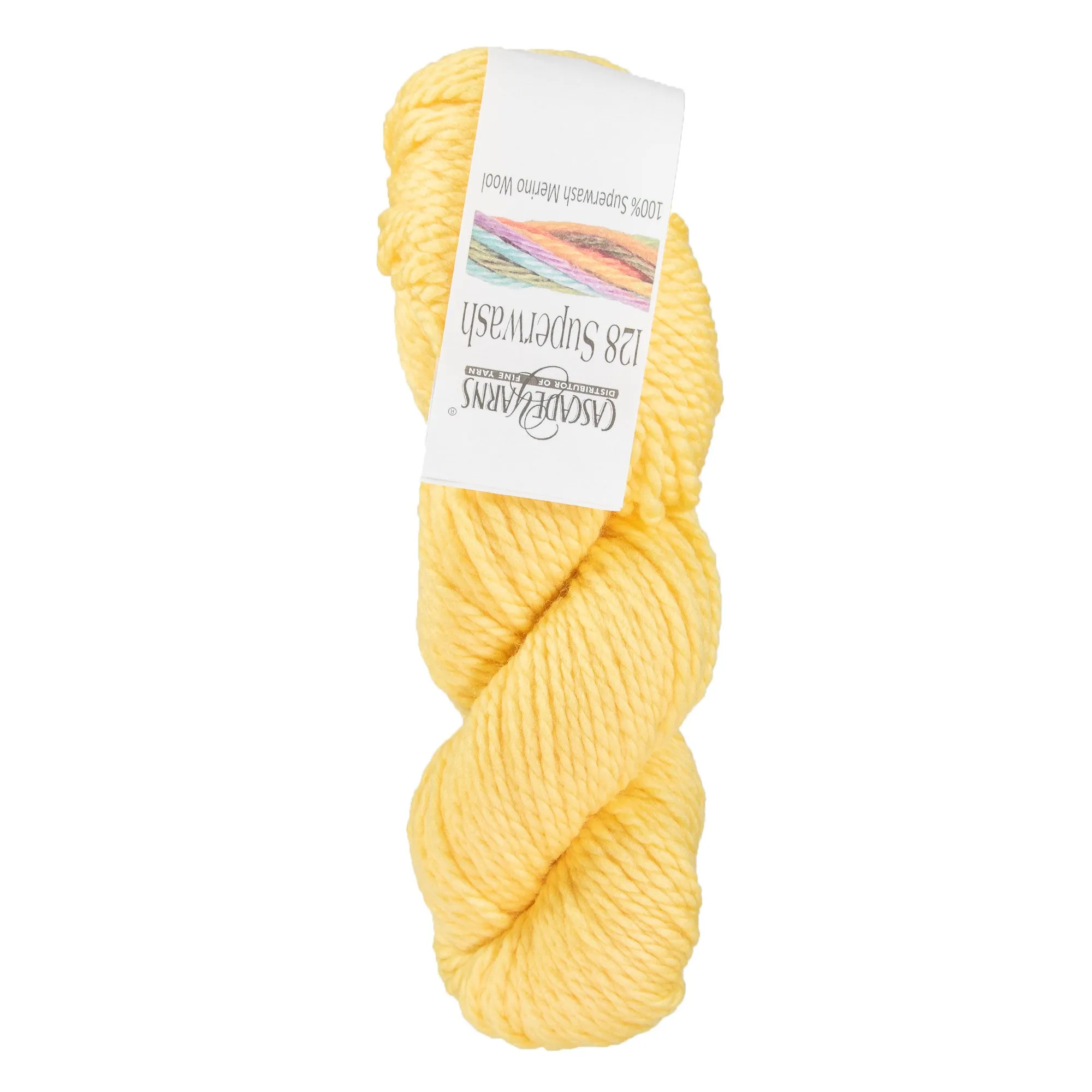 Cascade Yarns 128 Superwash Yarn - 820 Lemon