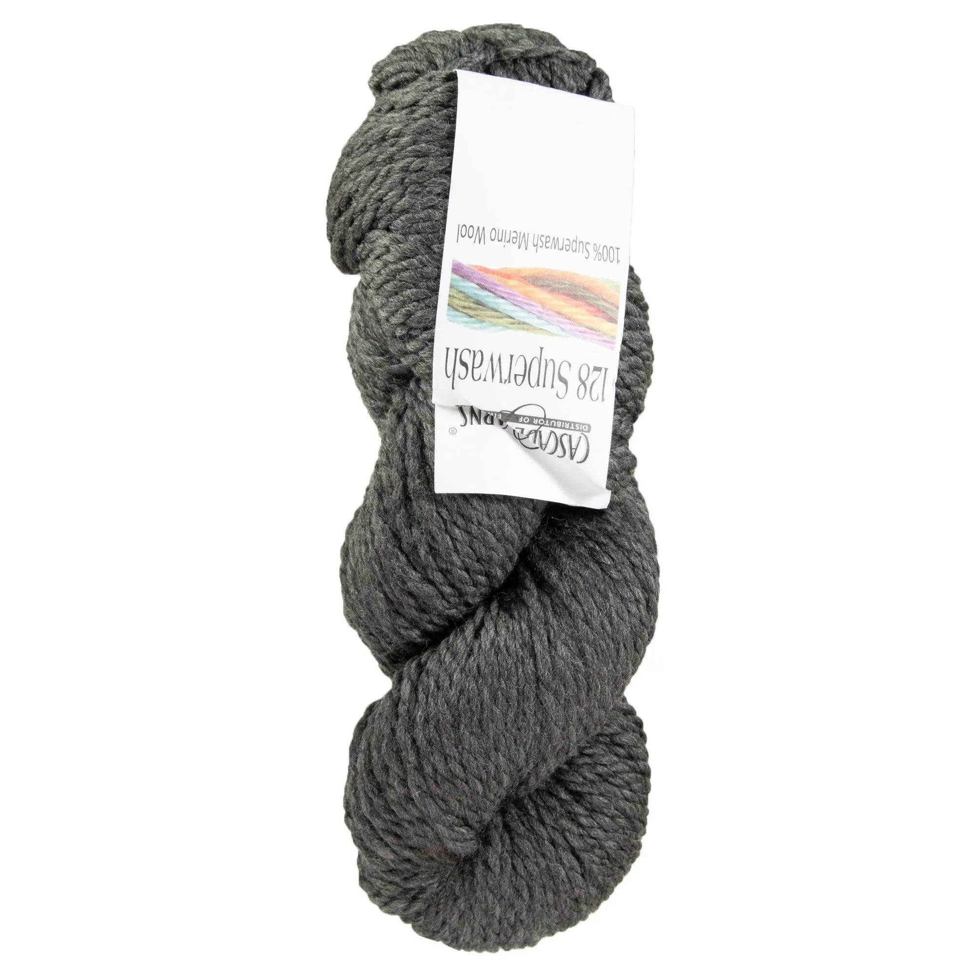 Cascade Yarns 128 Superwash Yarn - 900 Charcoal