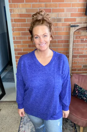 Cherish You Blue Sweater