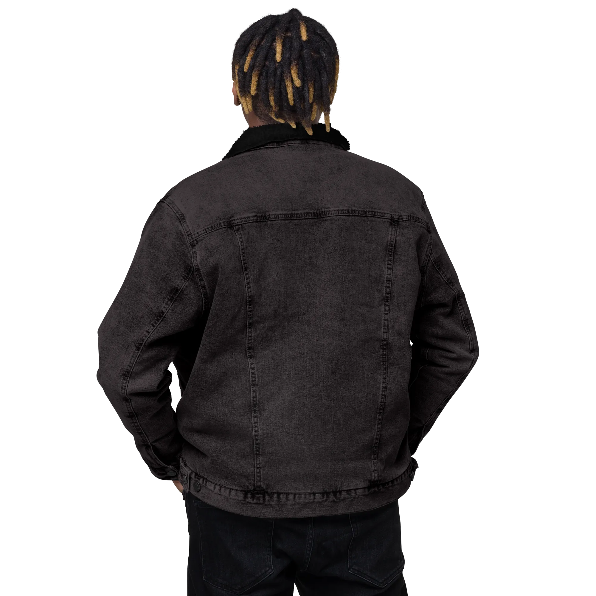 CHVF Unisex Denim Sherpa Jackets