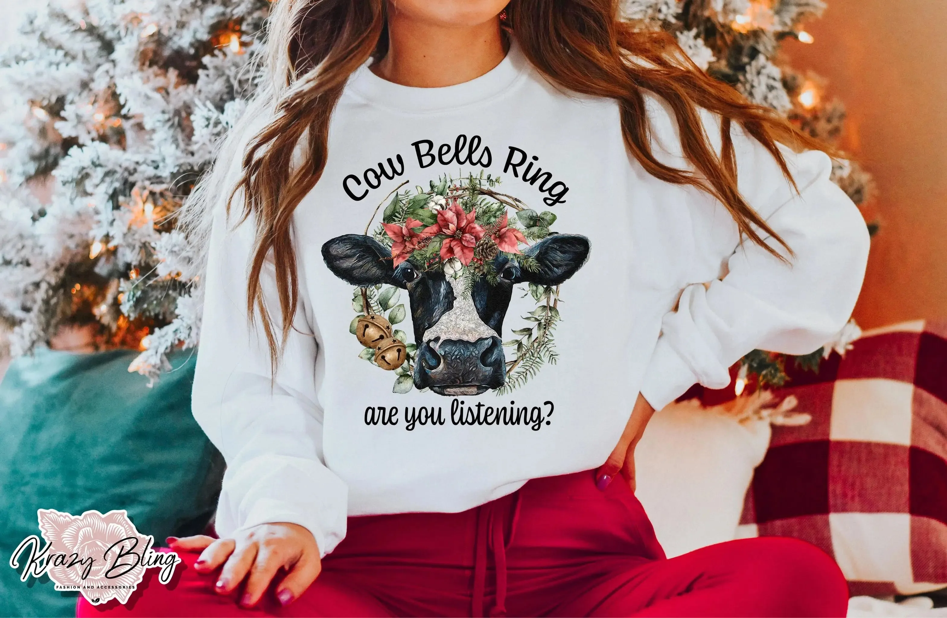 Cow Bells Ring Are You Listening Sweater