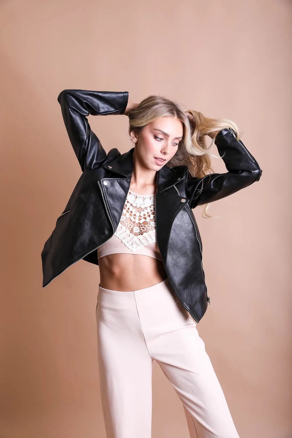 Crochet Lace Halter Bralette Crop Top