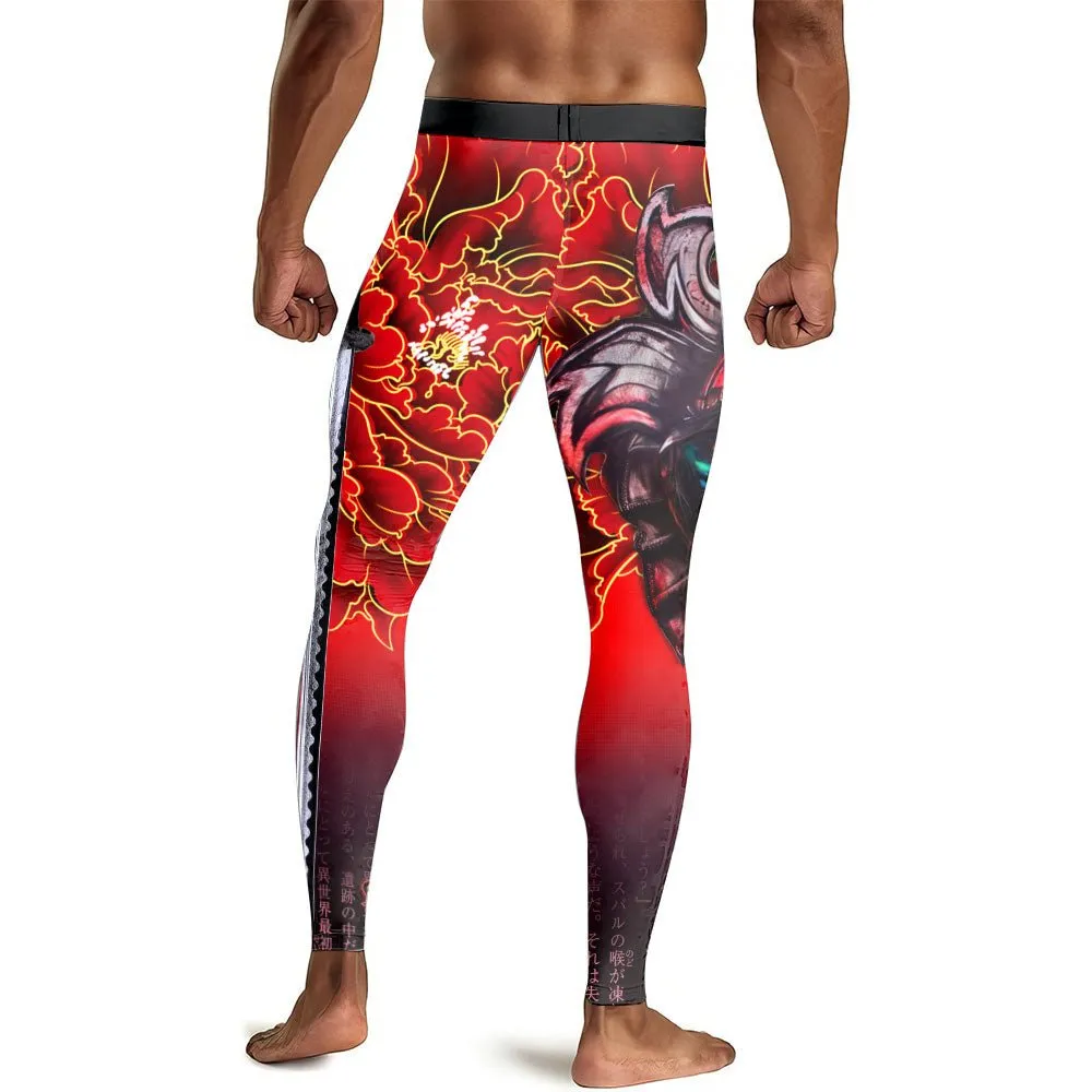 Devil Samurai Men's Compression Leggings