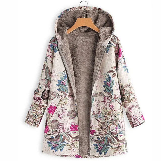 Estylo Retro Hooded Warm Jacket