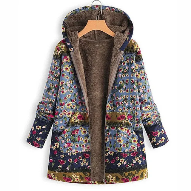 Estylo Retro Hooded Warm Jacket