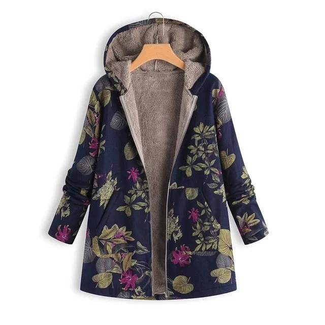 Estylo Retro Hooded Warm Jacket