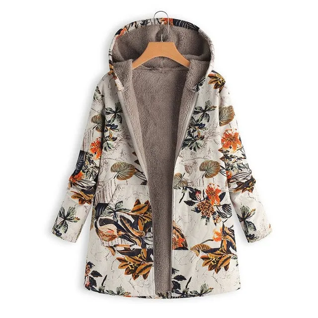 Estylo Retro Hooded Warm Jacket