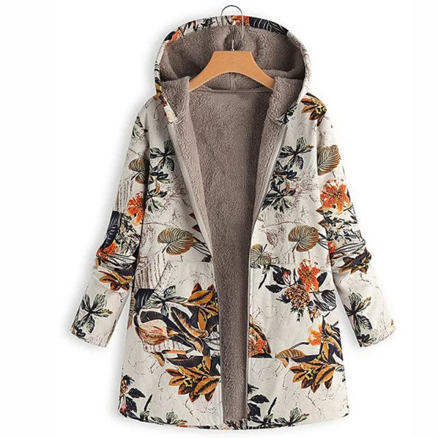 Estylo Retro Hooded Warm Jacket