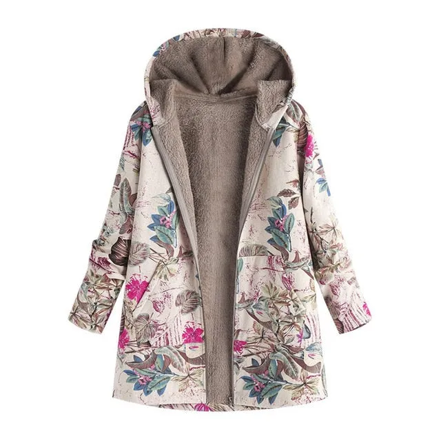 Estylo Retro Hooded Warm Jacket
