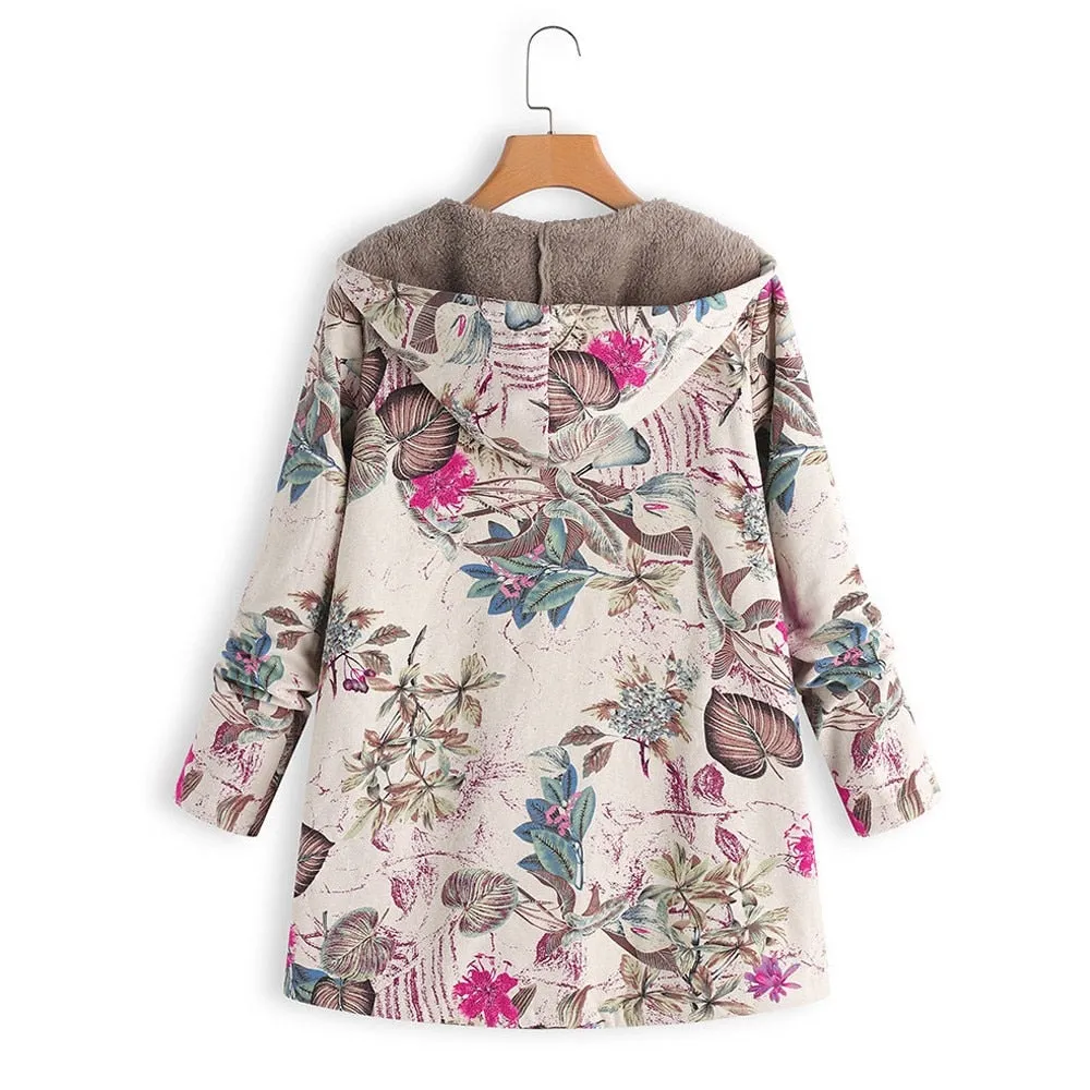 Estylo Retro Hooded Warm Jacket