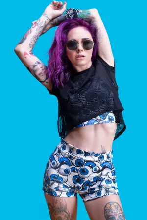 Eyeballz Blue Shorts