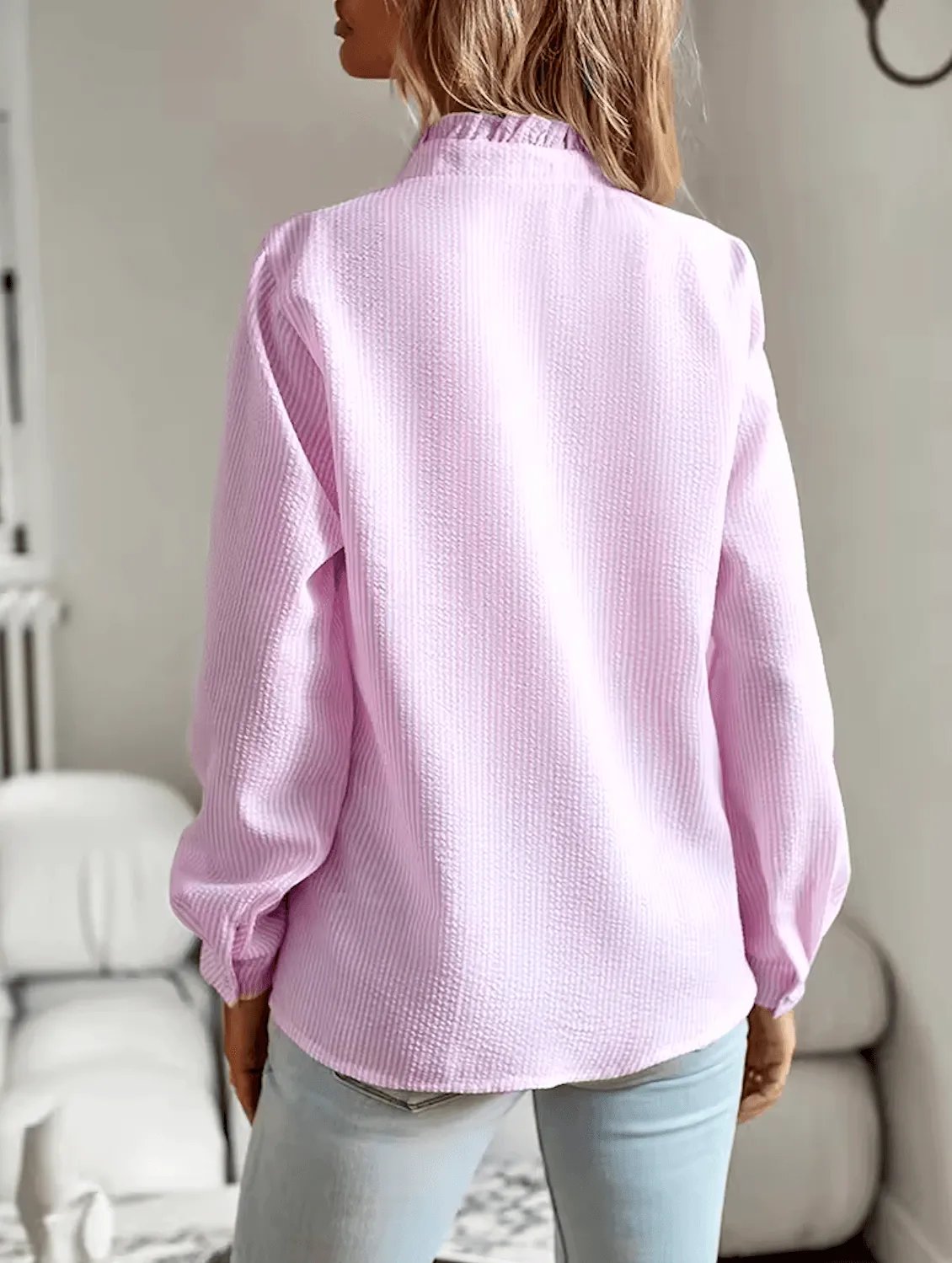 Fashionable New Women’s Elegant Office Shirt | Long Sleeve Casual Top