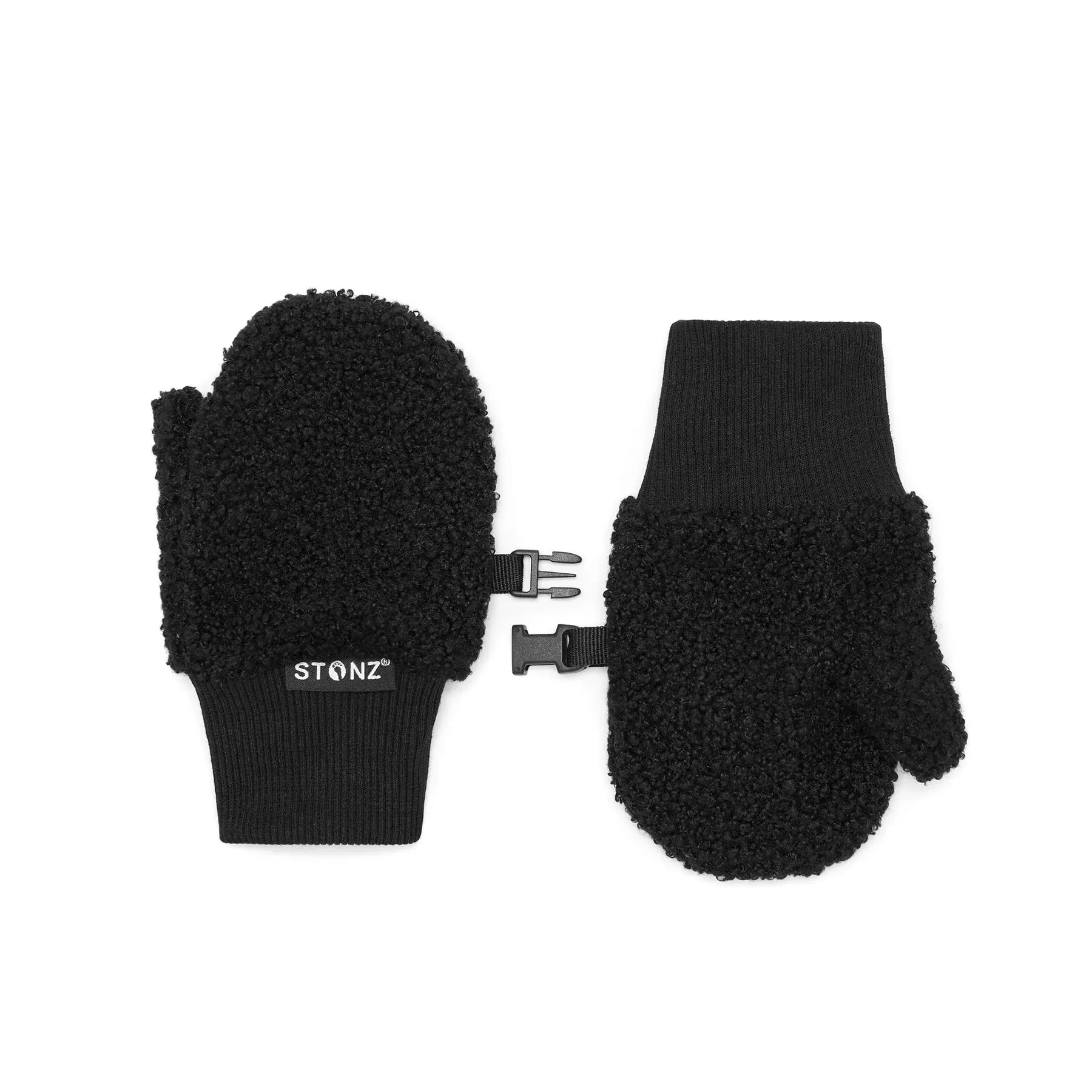 Fleece Mittens - Black