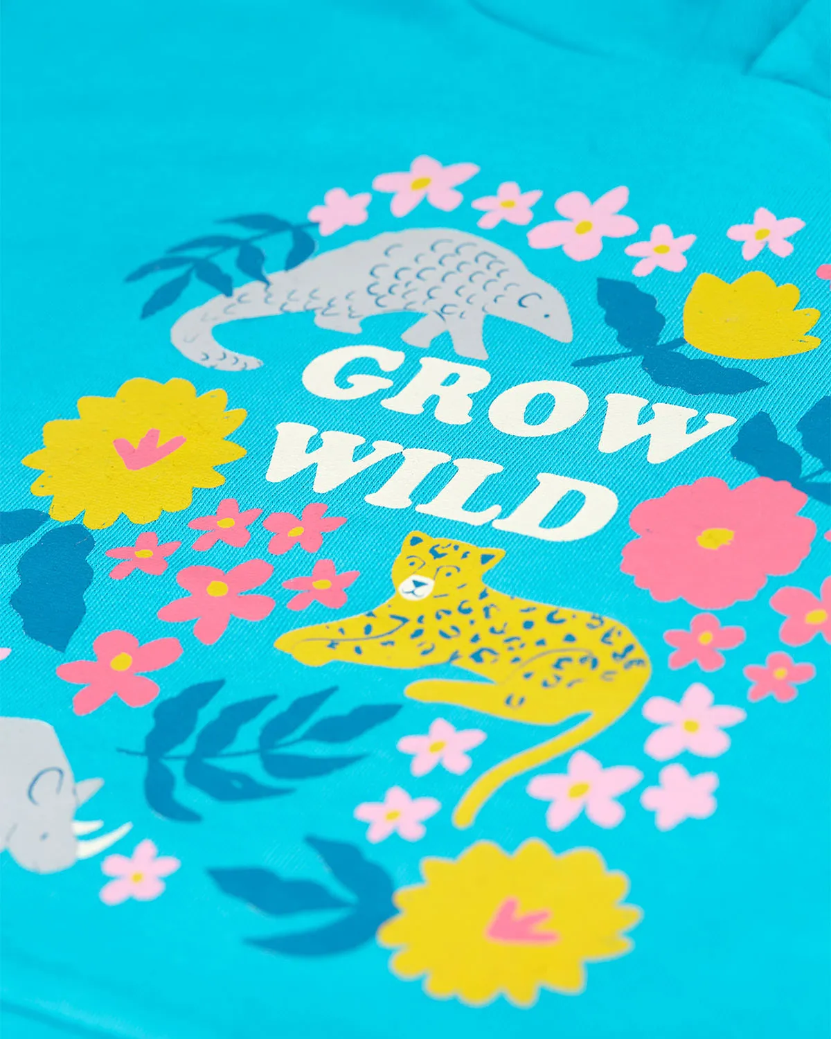 Frugi Switch Lissie Hoody - Tropical Sea / Grow Wild
