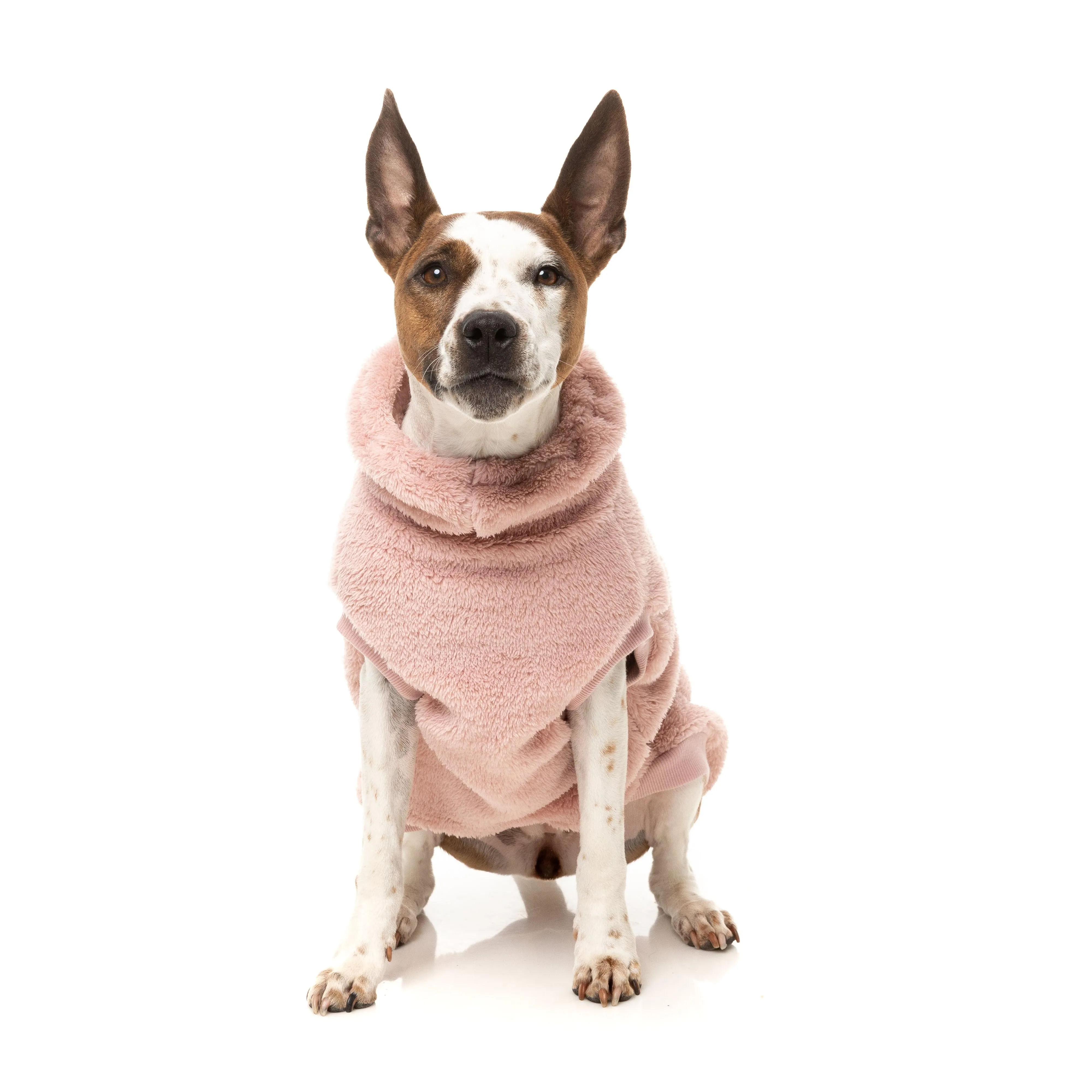 FuzzYard Dog Apparel Turtle Teddy 25 Sweater Blossom Pink Size 1