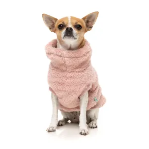 FuzzYard Dog Apparel Turtle Teddy 25 Sweater Blossom Pink Size 1