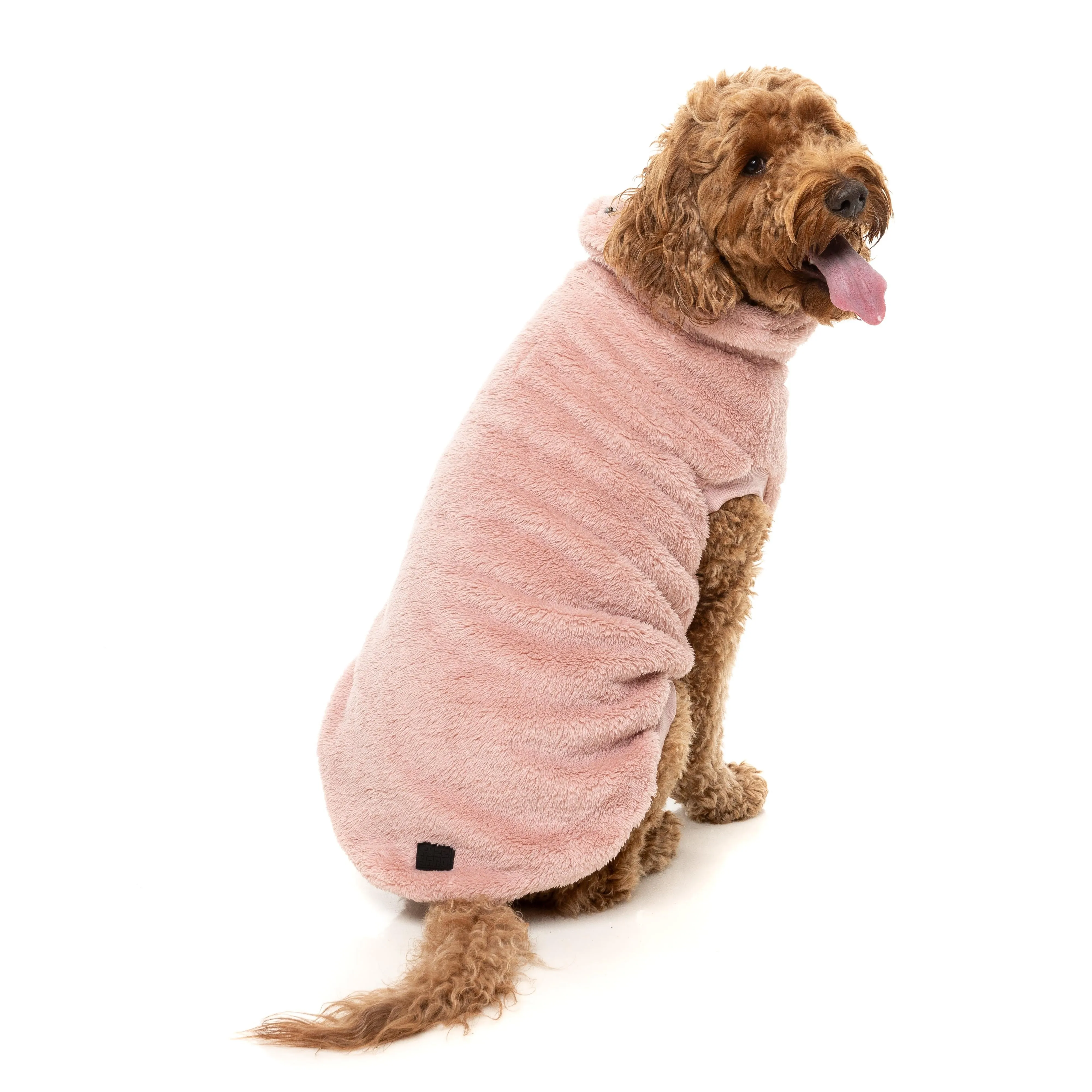 FuzzYard Dog Apparel Turtle Teddy 25 Sweater Blossom Pink Size 1