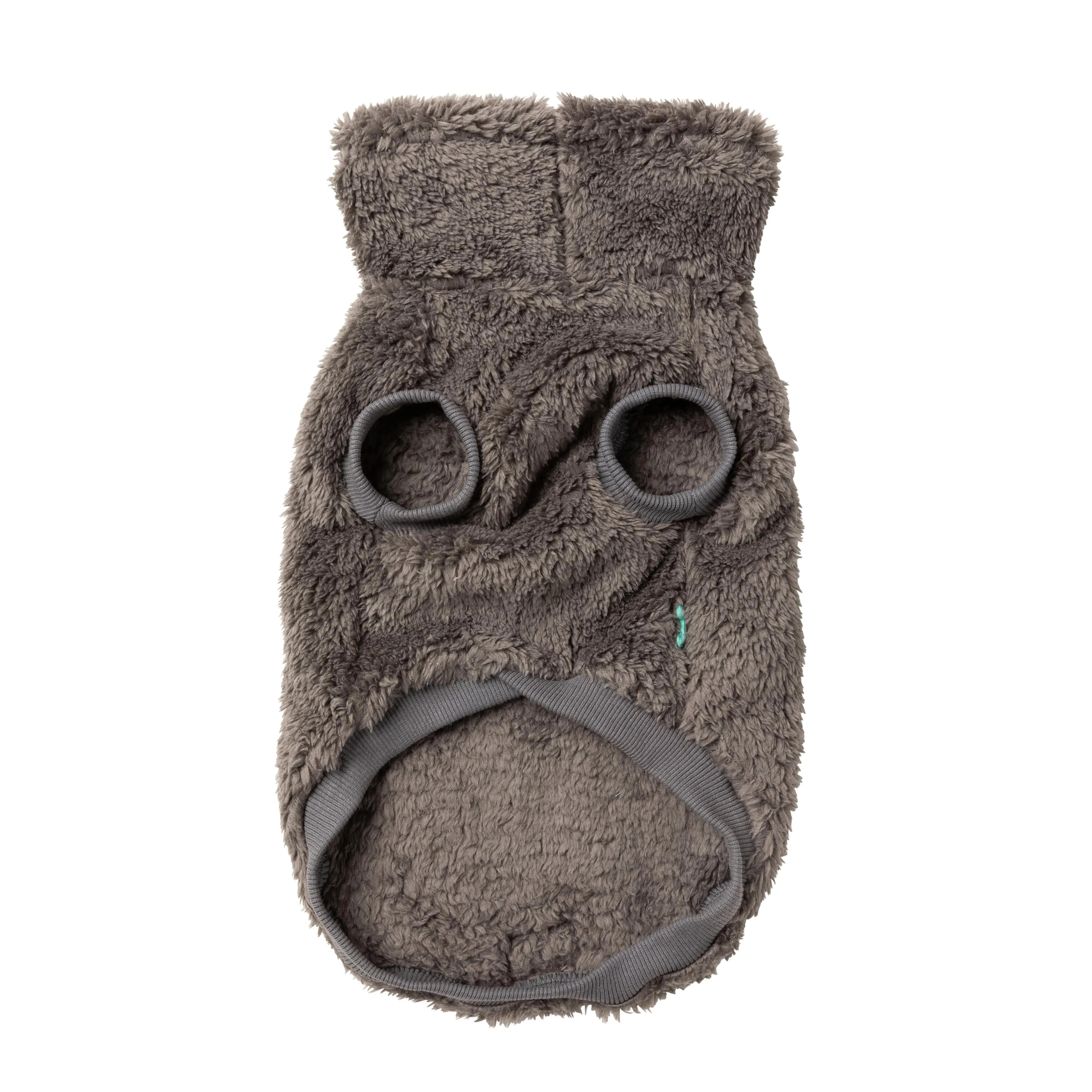 FuzzYard Dog Apparel Turtle Teddy 25 Sweater Gunmetal Grey Size 1