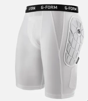 G-Form Youth Elite Bandit Impact Sliding Shorts - White -Y S/M