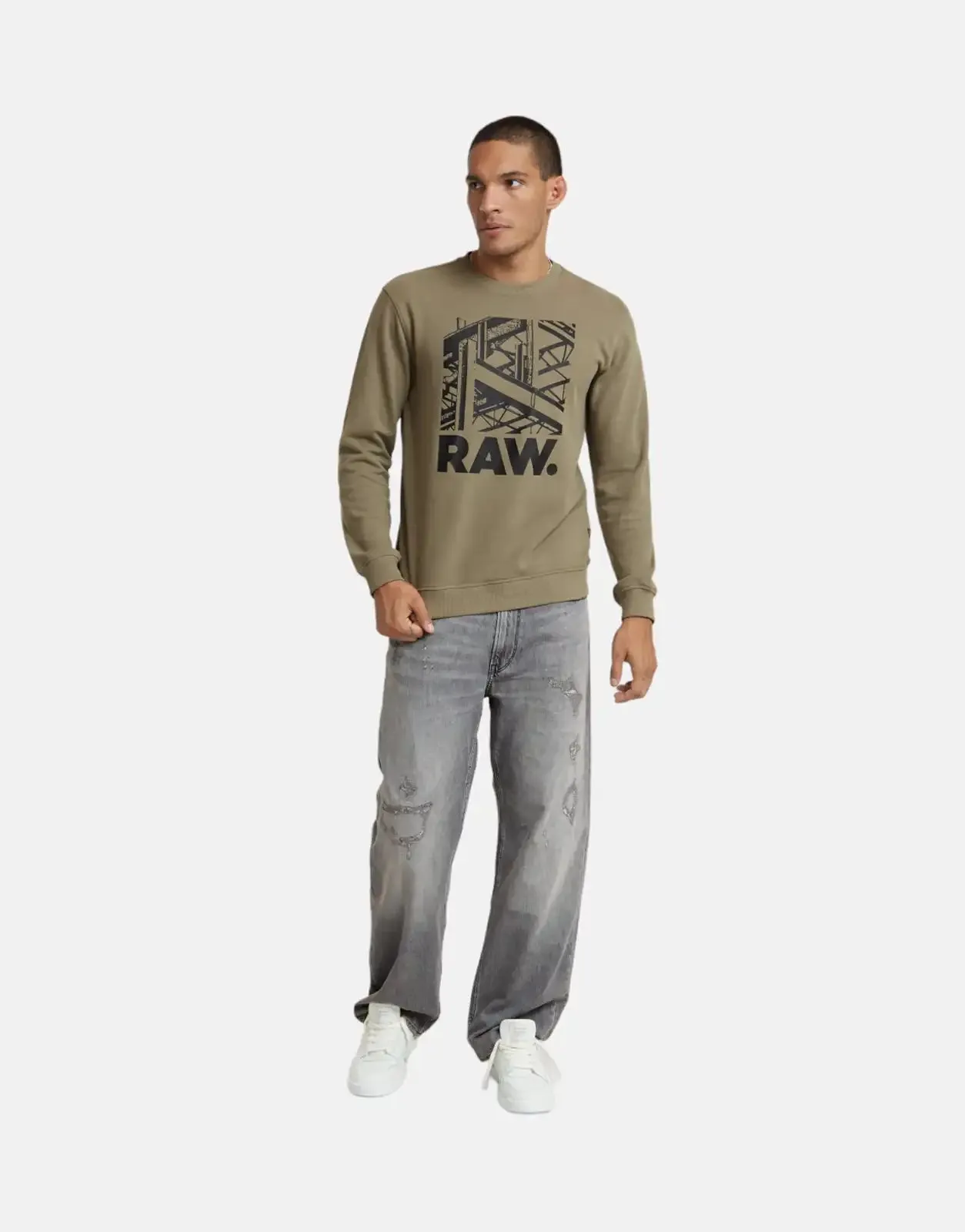 G-Star RAW Construction Sweatshirt Shamrock